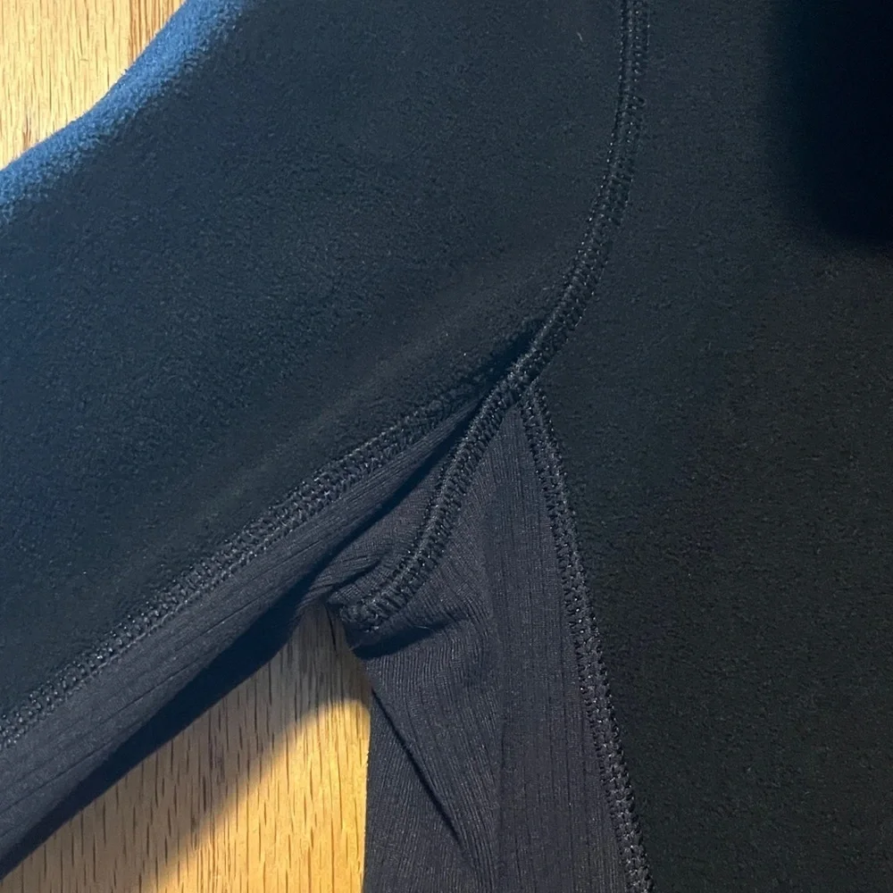 lululemon athletica Post Chaturanga Black Half-Zip Hoodie